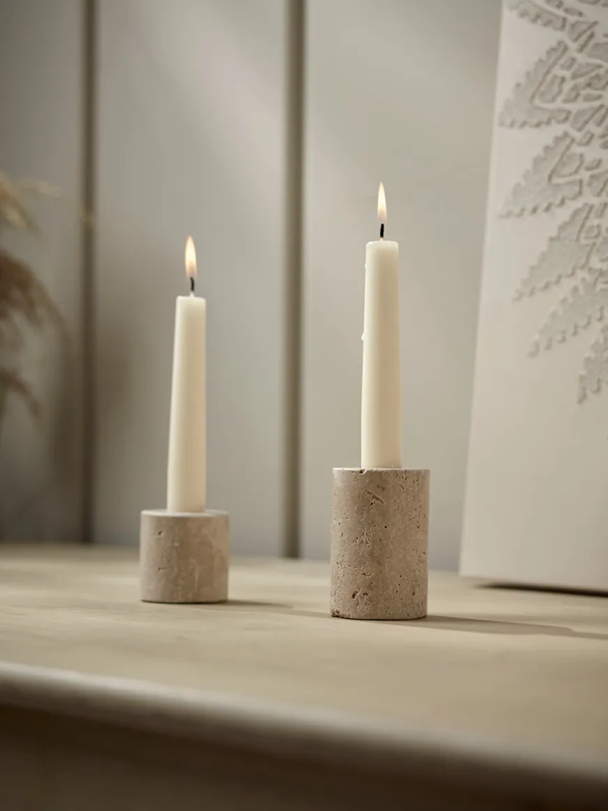Stone Dinner Candle Holder