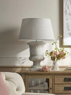 Stone Urn Table Lamp