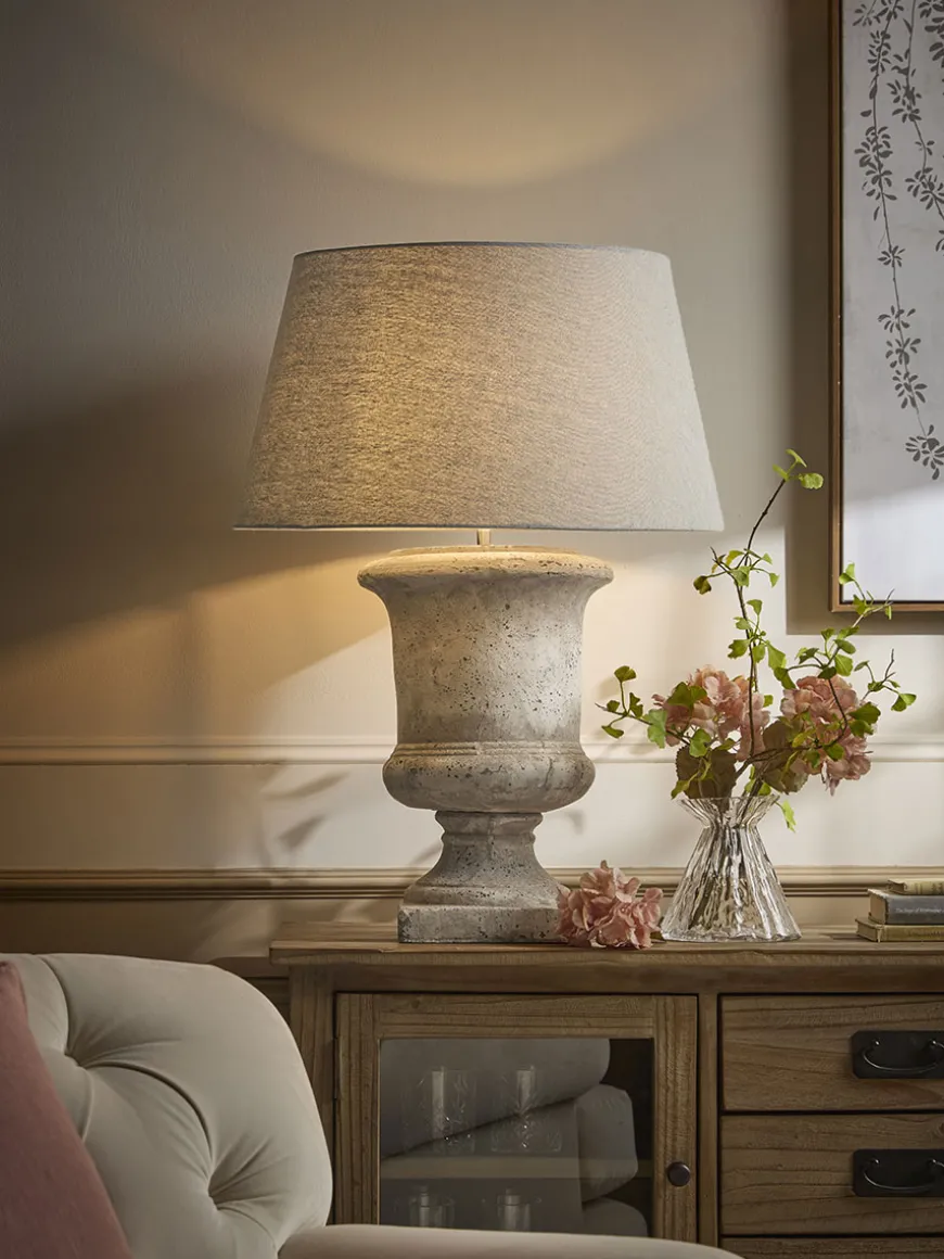 Stone Urn Table Lamp