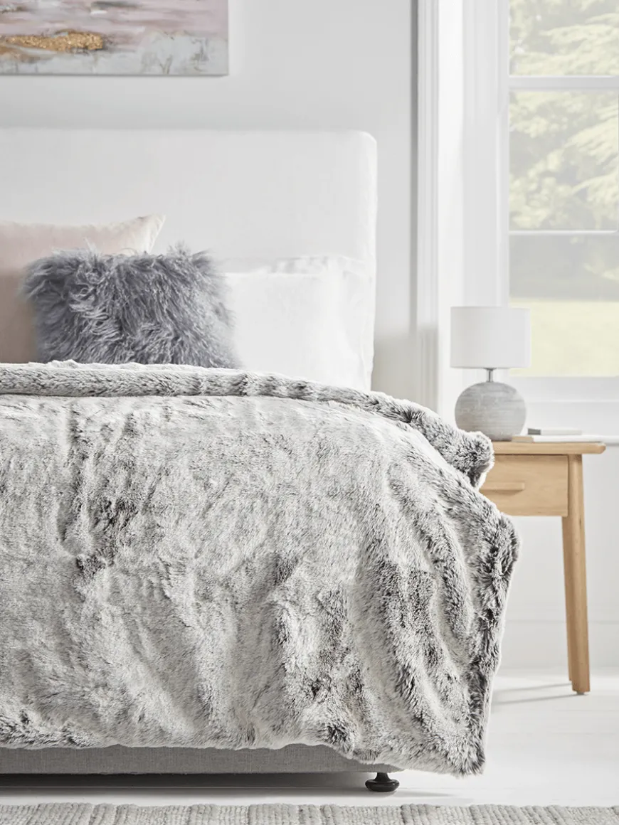 Supersoft Faux Fur Throw - Husky