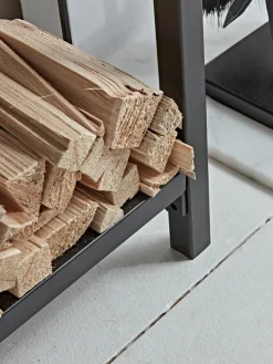 Tall Layered Log & Kindling Holder