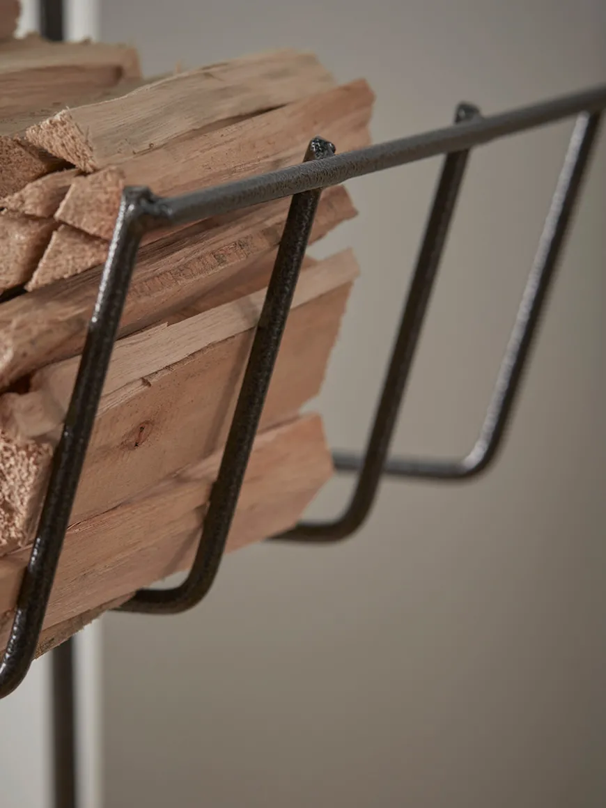 Tall Log and Kindling Holder
