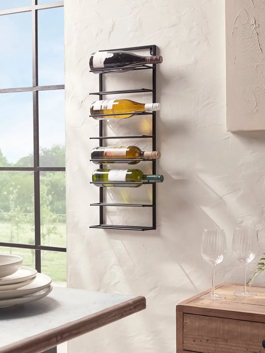 Tall Wall Wine Rack