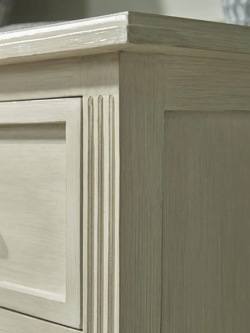Tally Chest Of Drawers - White
