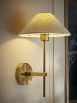 Tapered Boucle Wall Light