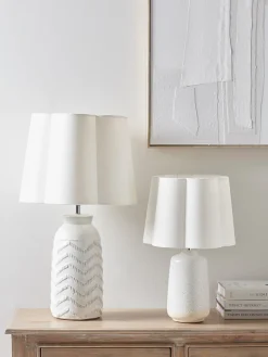 Tapered Scalloped Edge Shade - Large