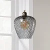 Tapered Textured Pendant - Grey