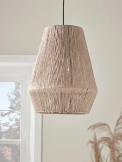 Tapered Woven Rope Pendant