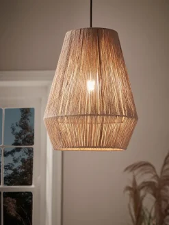 Tapered Woven Rope Pendant