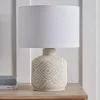 Taupe Diamond Table Lamp