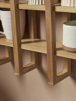 Teak Mug Shelf