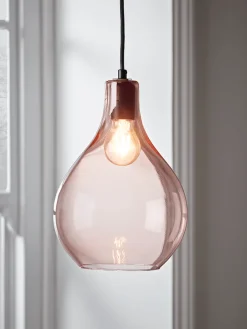 Teardrop Pendant - Blush