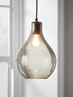 Teardrop Pendant - Grey