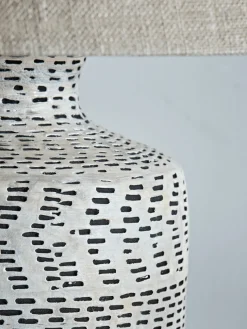 Textured Chevron Lamp