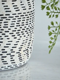 Textured Chevron Lamp