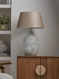 Textured Concrete Effect Table lamp