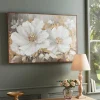 Textured Floral Canvas