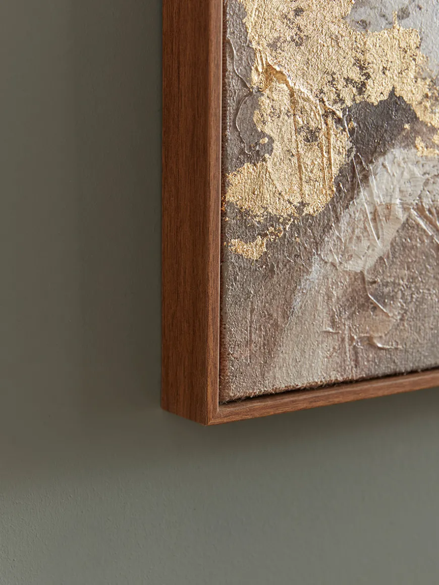 Textured Floral Canvas