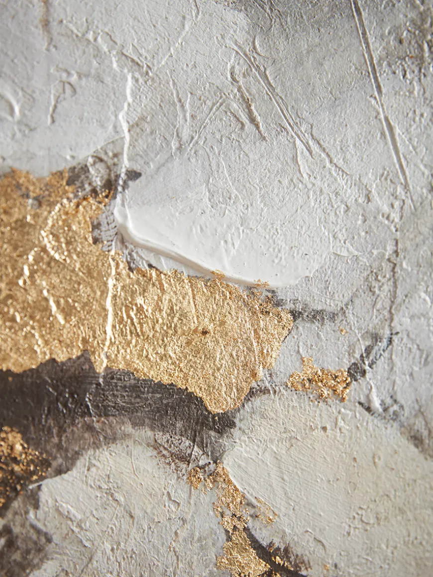 Textured Floral Canvas