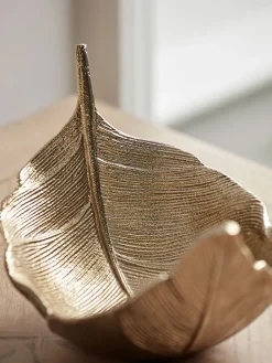 Textured Gold Leaf Bowl