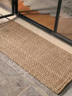 Textured Jute Doormat - Double