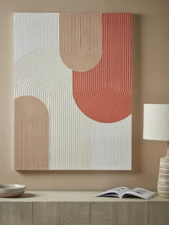 Textured Layered Arch Canvas