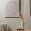 Textured Mandala Canvas