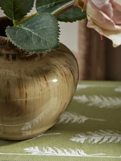 Textured Reactive Glaze Bud Vase