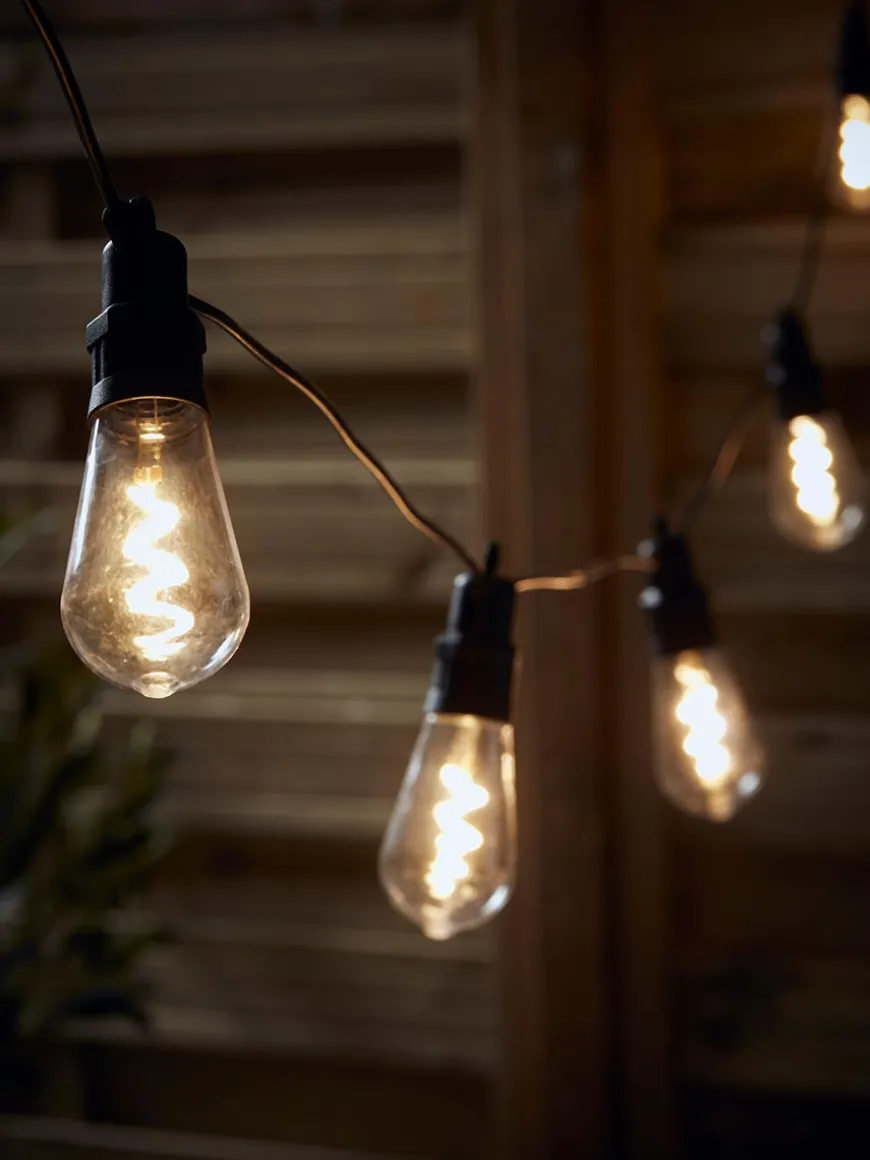 Three Connectable Festoon Bulb Lights