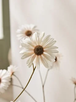 Three Faux Daisy Sprays - Soft Peach
