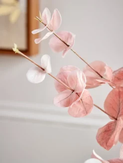 Three Faux Eucalyptus Sprays - Blush