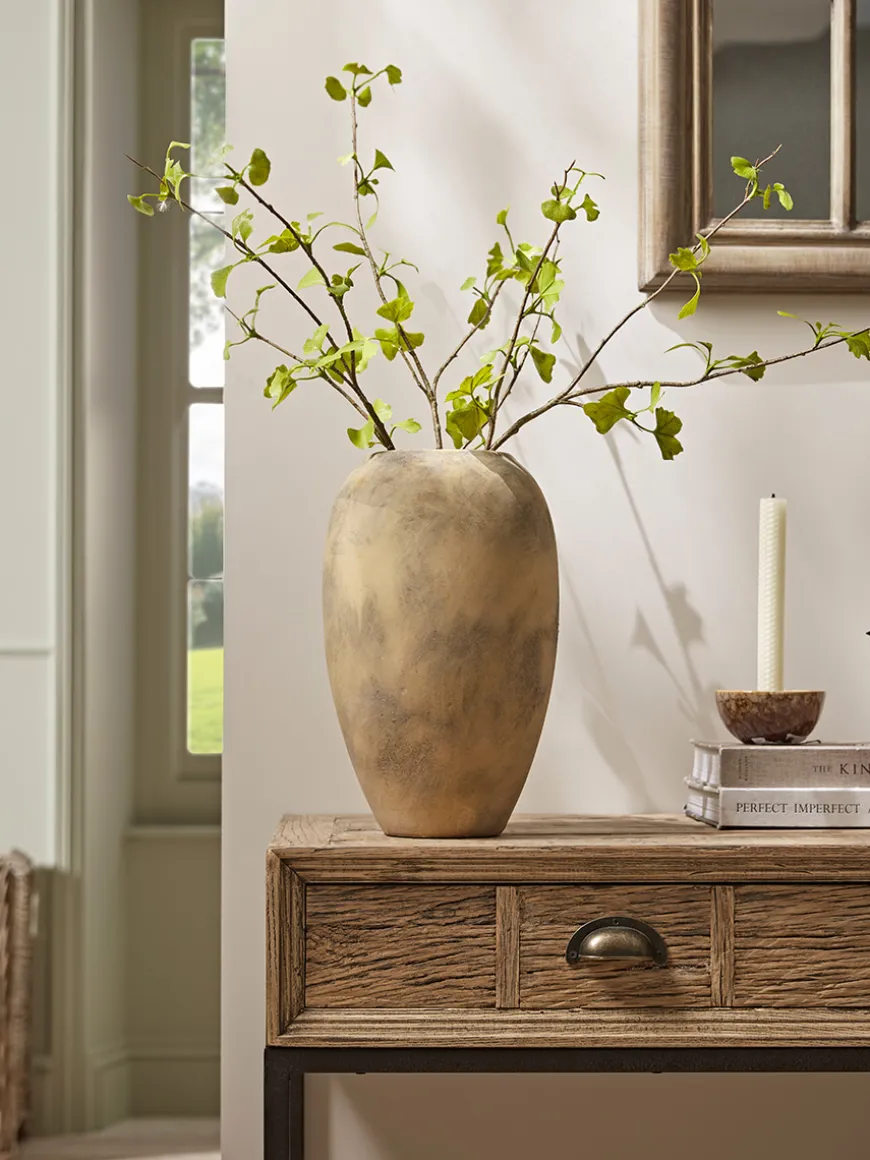 Three Faux Gingko Leaf Sprays