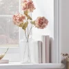 Three Faux Hydrangea Stems - Blush