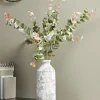 Three Faux Rounded Eucalyptus Sprays
