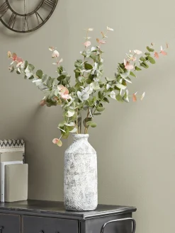 Three Faux Rounded Eucalyptus Sprays