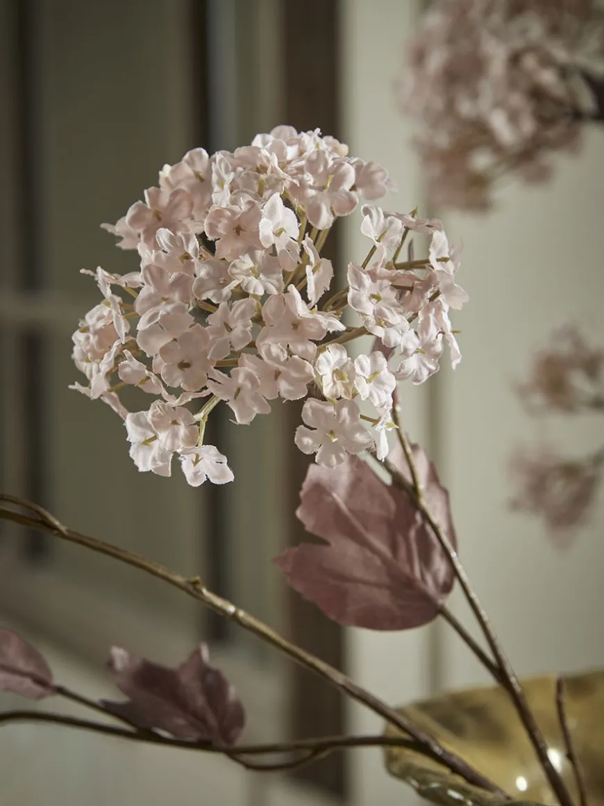 Three Faux Snowball Sprays - Mauve