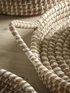 Three Nesting Seagrass Trays