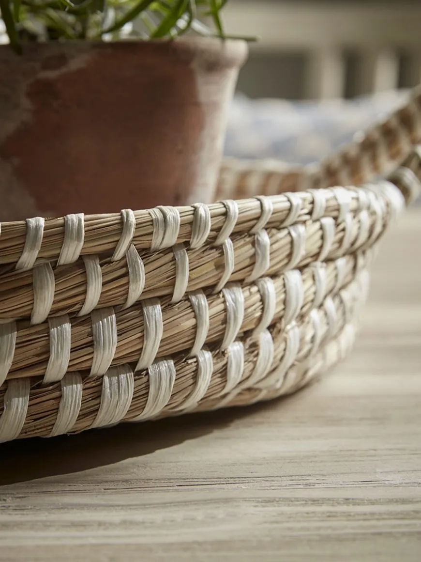 Three Nesting Seagrass Trays
