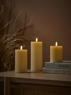 Three Remote Controlled LED Candles