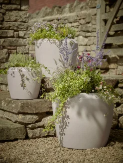 Three Tapered Planters