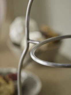 Three Tiered Cake Stand - Nickel