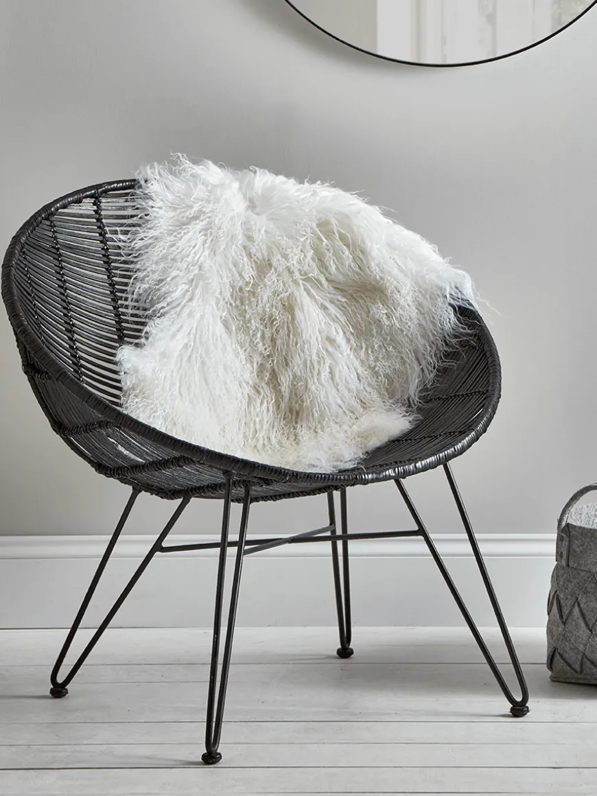 Tibetan Curly Sheepskin - Ivory