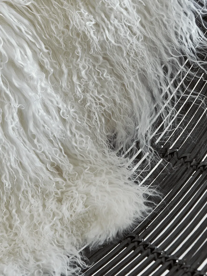 Tibetan Curly Sheepskin - Ivory