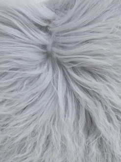 Tibetan Sheepskin Seat Pad - Soft Grey