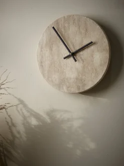 Travertine Clock