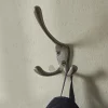 Triple Coat Hook - Cast Iron