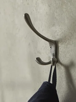 Triple Coat Hook - Cast Iron