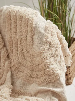 Tufted Cotton Throw
