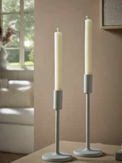 Two Beeswax Dinner Candles