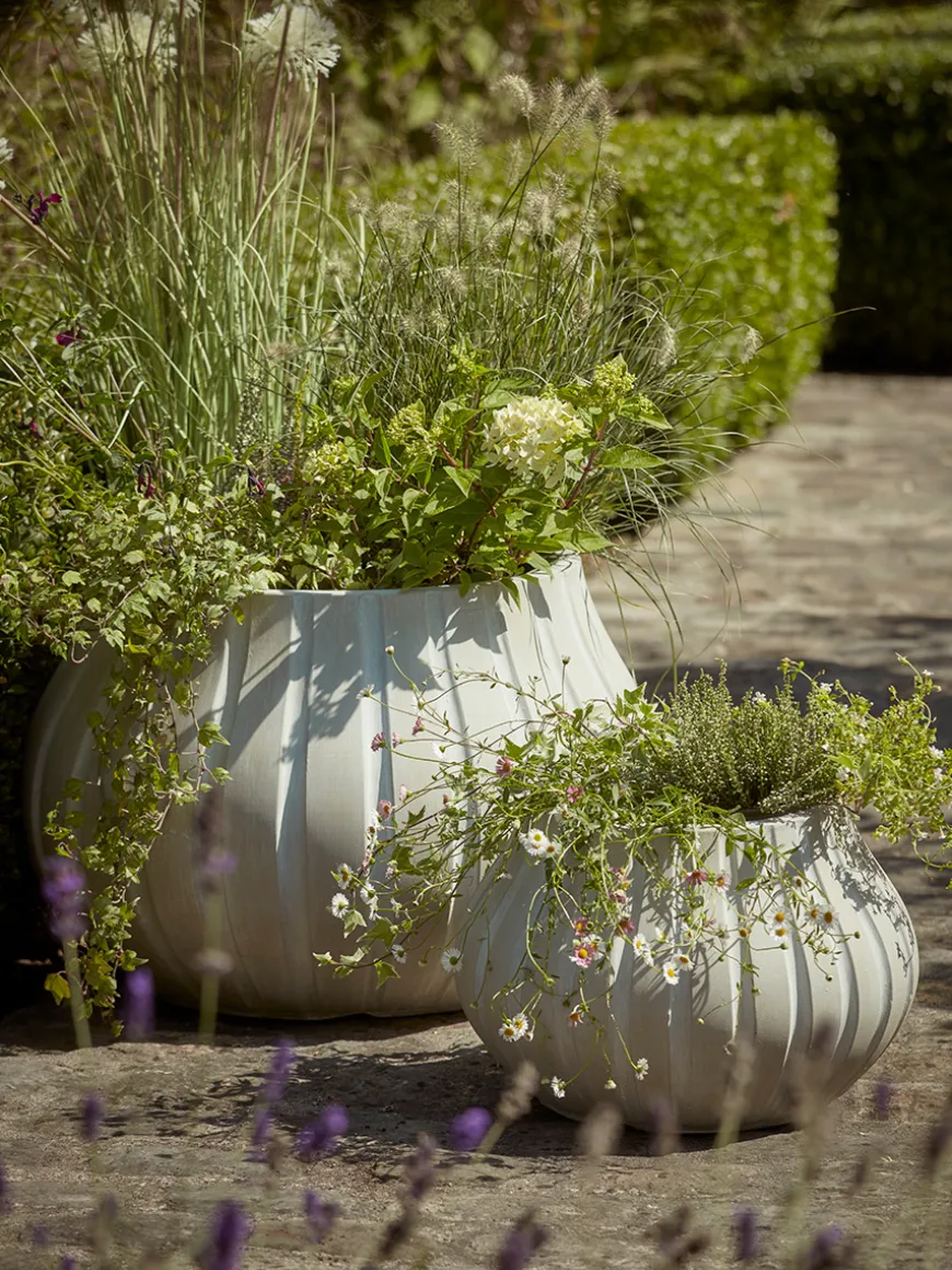 Two Flourette Planters